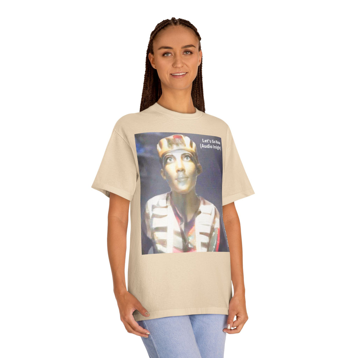 « Let's Go Now » (Audio Insight) T-shirt coupe classique au design extraterrestre/antique de science-fiction
