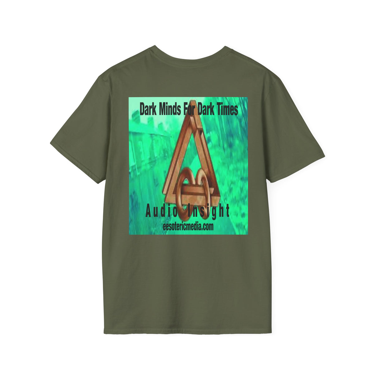 „Dark Minds For Dark Times“ (Audio Insight) Alien/Sci-Fi Symbol Softstyle Grafik-T-Shirt