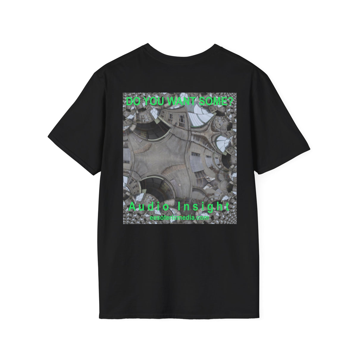 'Do You Want Some?' (Audio Insight) Camiseta Softstyle Gráfica de Arte Surrealista de Caleidoscopio