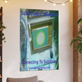 „Connecting To SubSpace“ (SubSpace Collective) Kunstdruck im Retro Tech Stil, Großformat, 100 × 150 cm