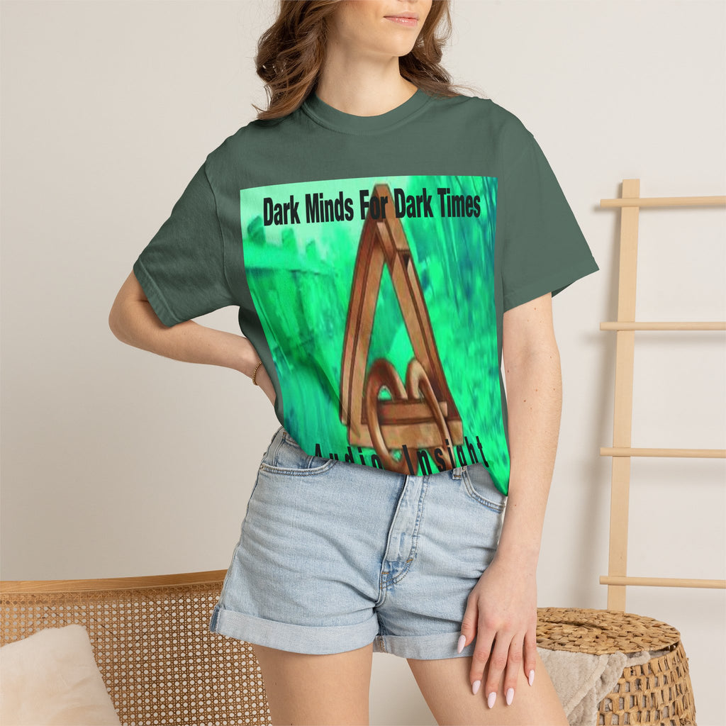 'Dark Minds For Dark Times' (Audio Insight) SFシンボル グラフィック クラシックフィットTシャツ