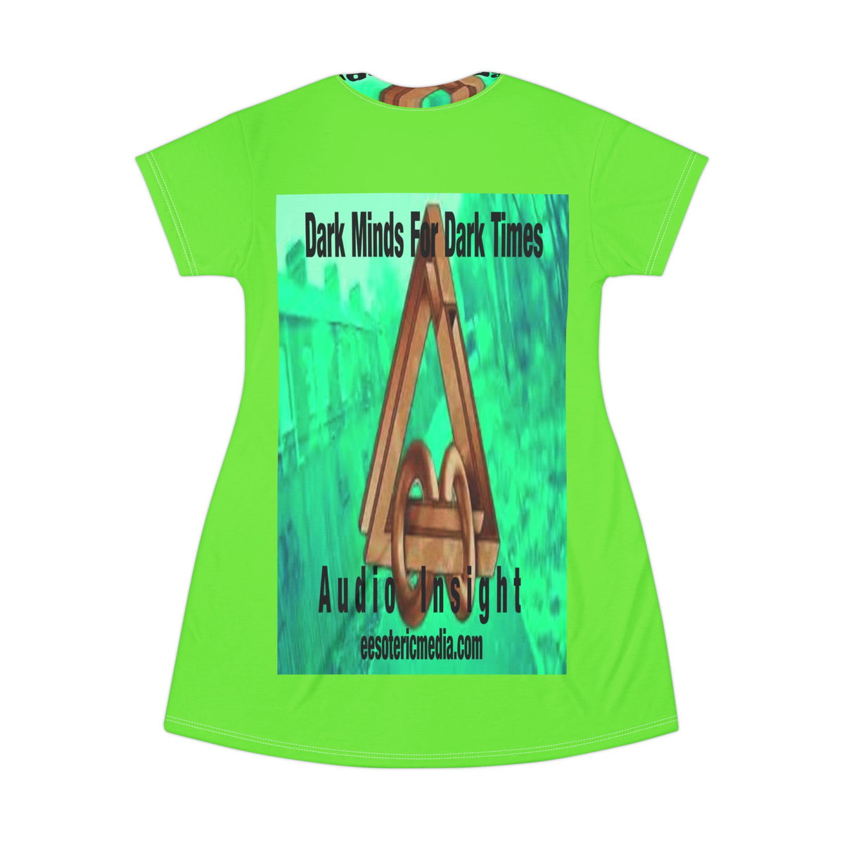 'Dark Minds For Dark Times' (Audio Insight) Sci Fi Design  Graphic T-Dress