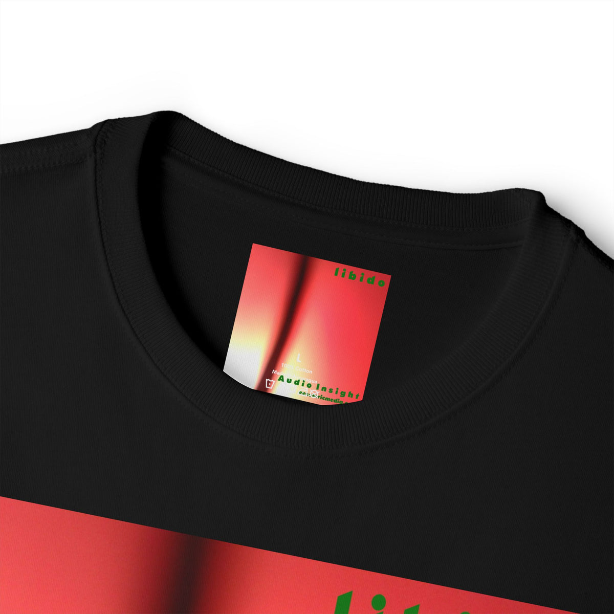 'Libido' (Audio Insight) Surreal Swirling Graphic Oversize Boxy T-Shirt