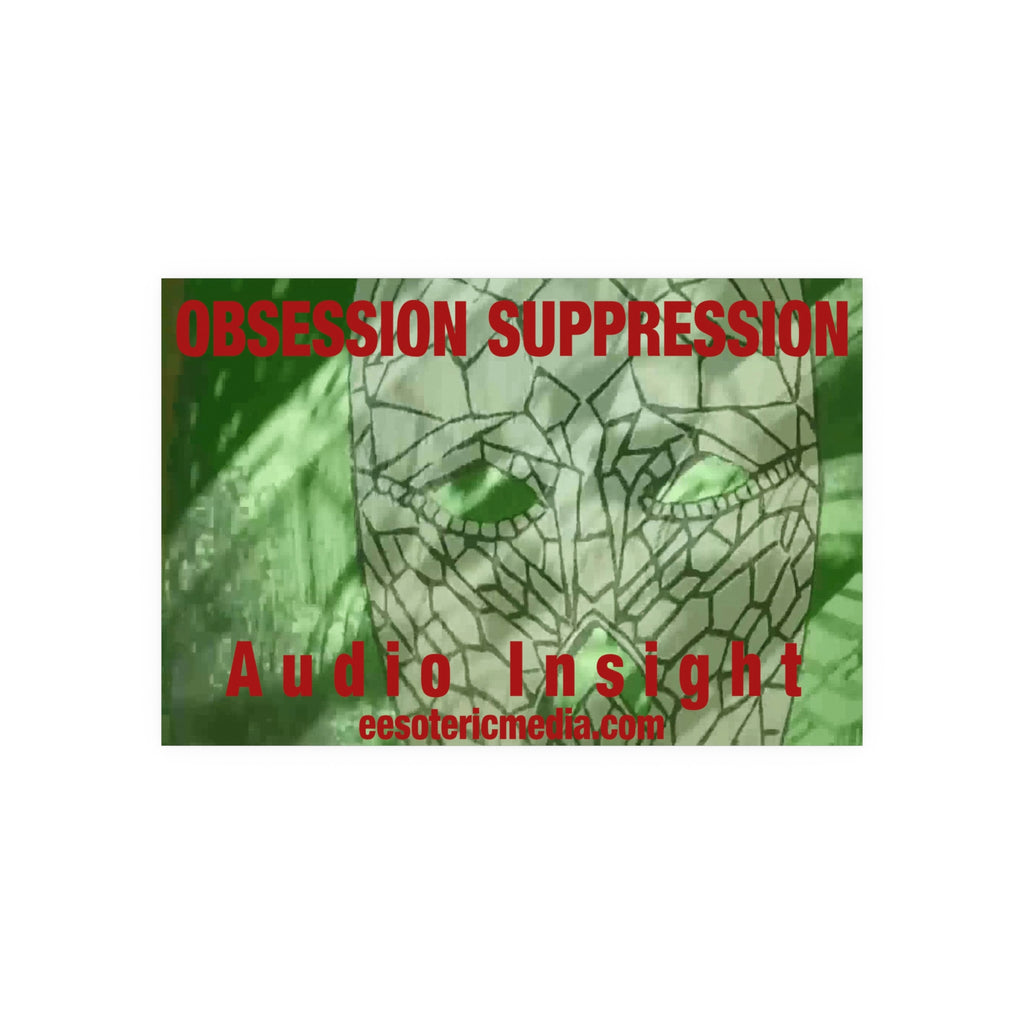 „Obsession Suppression“ (Audio Insight) Grafischer Kunstdruck mit einem surrealen Weltraumschädel, Großformat, 150 × 100 cm