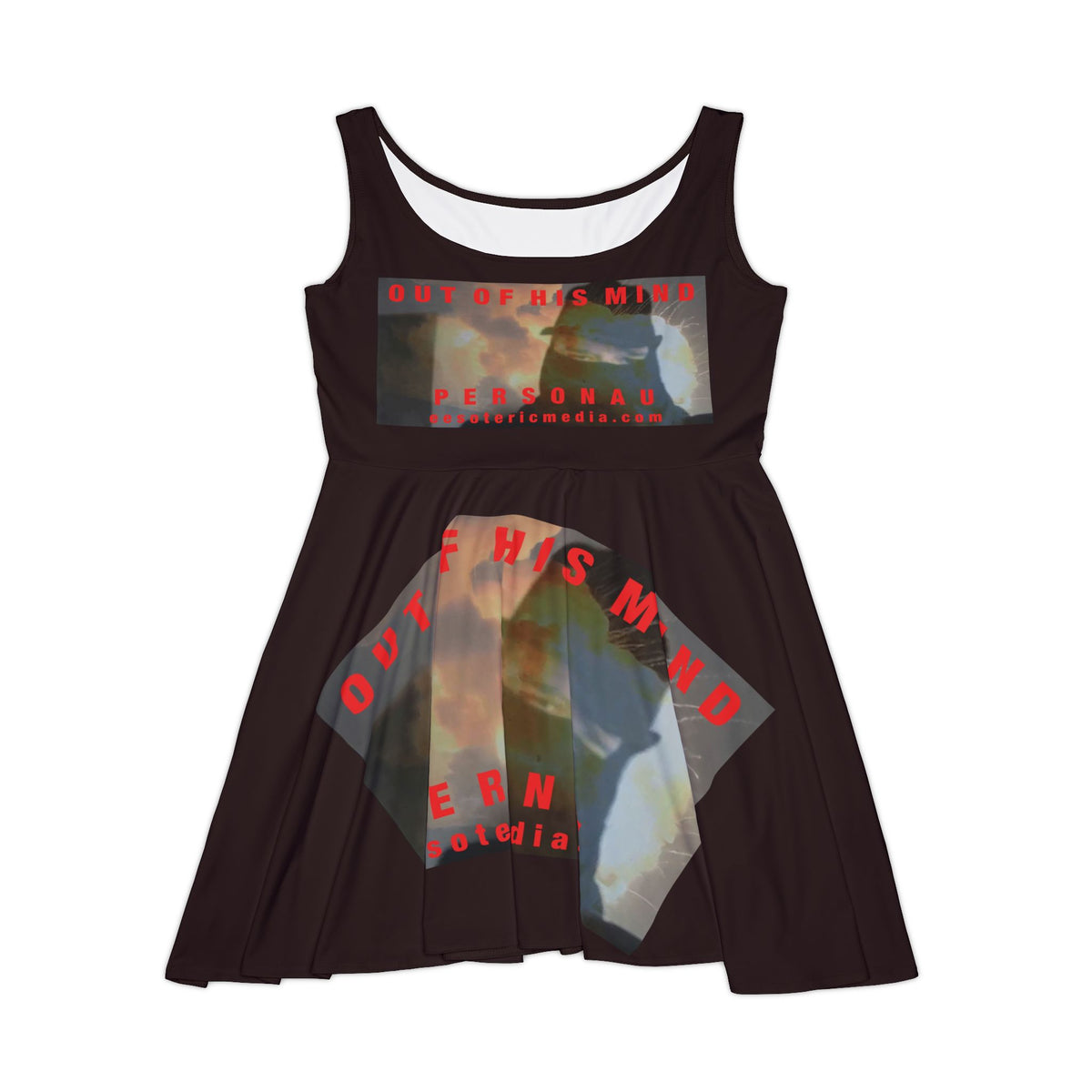 'Out Of His Mind' (PersonaU) Graphic Skater Dress