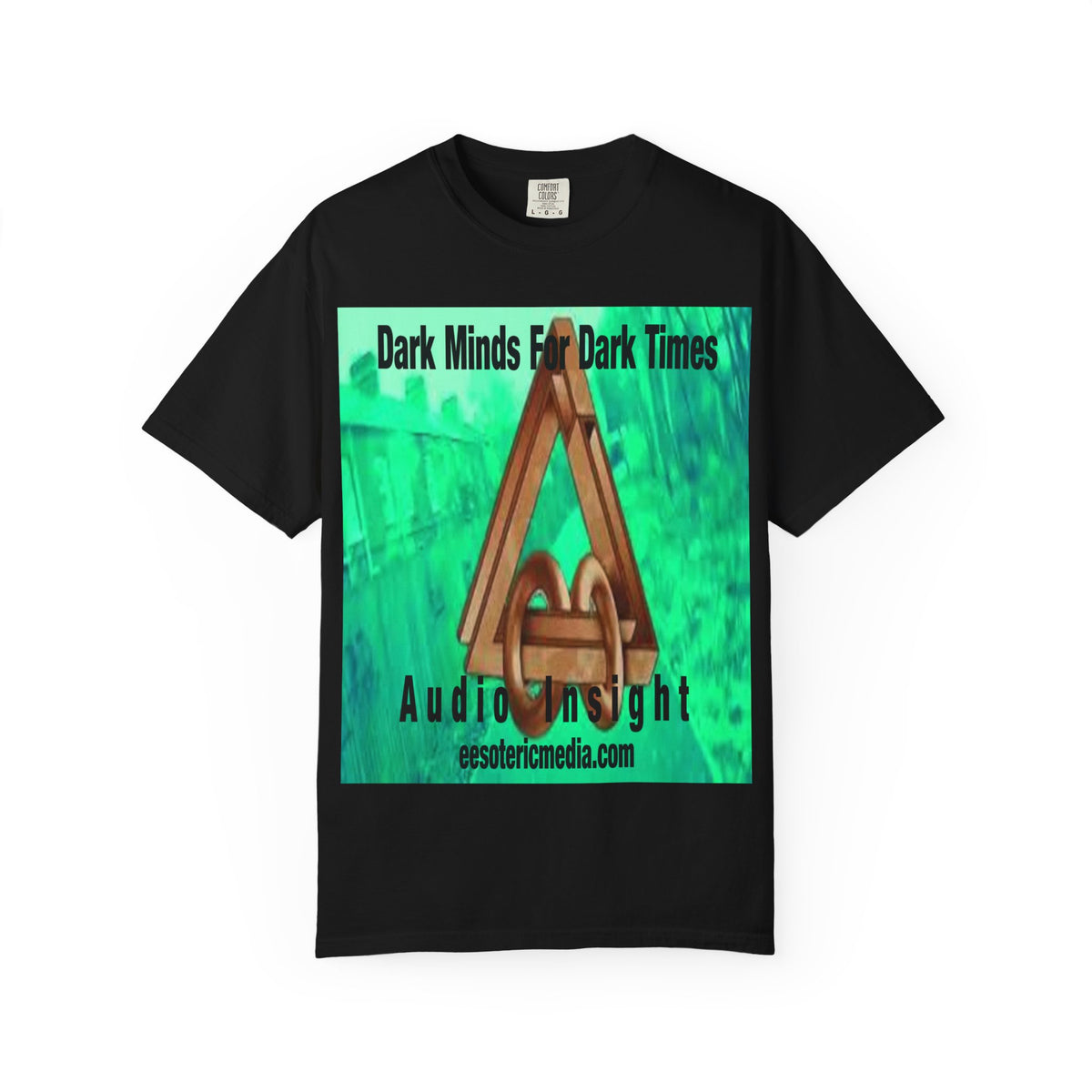 'Dark Minds For Dark Times' (Audio Insight) SFシンボル グラフィック クラシックフィットTシャツ