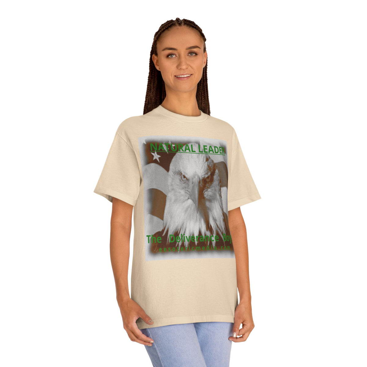 'Natural Leader' (The Deliverance Boys) Camiseta Softstyle Gráfica de Águila Calva