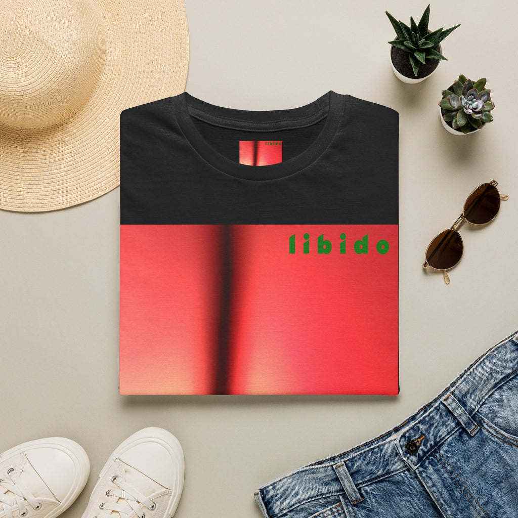 „Libido" (Audio Insight) Surrealistisches, wirbelndes Grafik-T-Shirt im Softstyle
