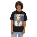 T-shirt oversize à coupe carrée « Let's Go Now » (Audio Insight) au design extraterrestre/antique de science-fiction