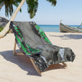 Toalla de Playa Grande 'Do You Want Some?' (Audio Insight) con Caleidoscopio Gris (180cm x 90cm)
