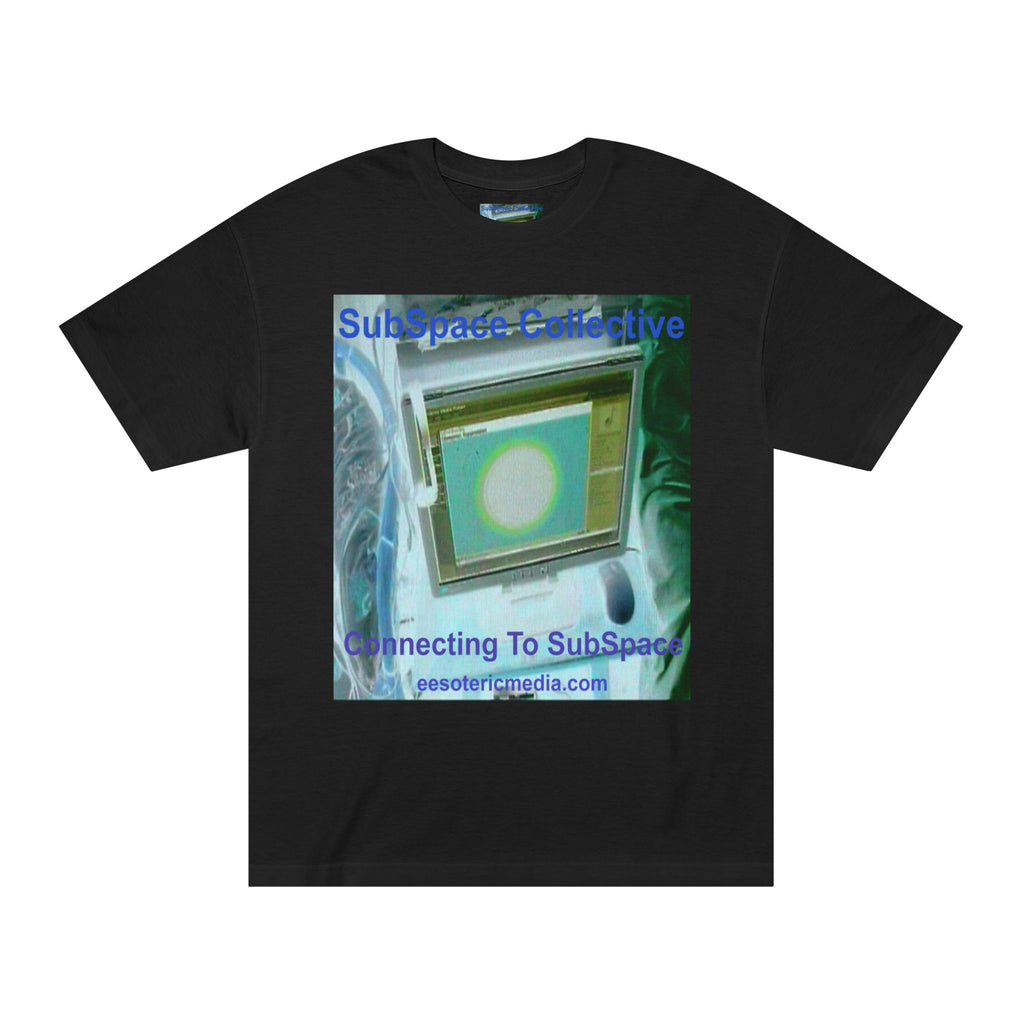 „Connecting To SubSpace“ (SubSpace Collective) Retro-Sci-Fi-TV-Grafik-T-Shirt mit klassischer Passform