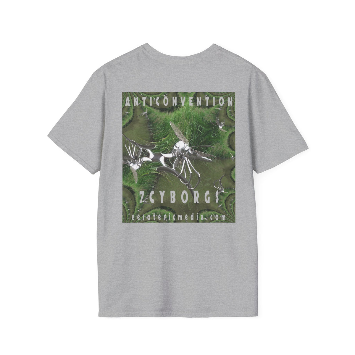 'Anticonvention' (7Cyborgs) Cyber Dragonfly Softstyle Graphic T-Shirt