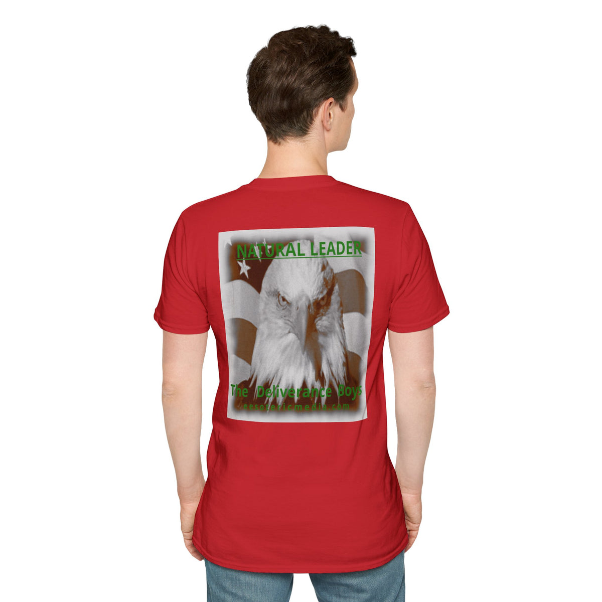 „Natural Leader" (The Deliverance Boys) Weißkopfseeadler-Grafik T-Shirt im klassischen Schnitt