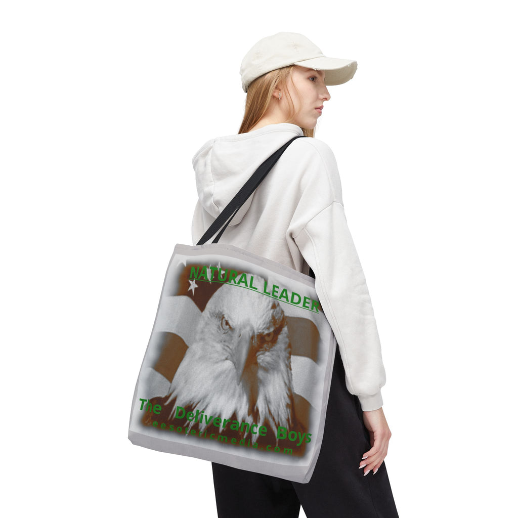 'Natural Leader' (The Deliverance Boys) Bald Eagle Design Tote Bag 18"x18" (45cm x 45cm)
