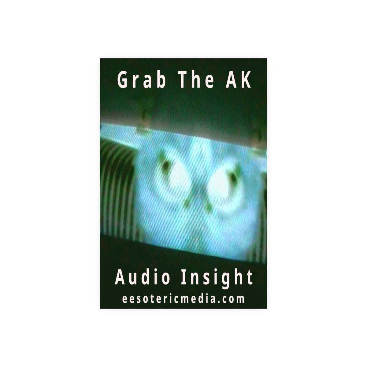 'Grab The AK' (Audio Insight) Sinister Surreal Digital Being  Art Print 24"x36" (60cm x 90cm)