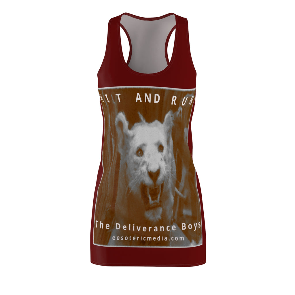 'Hit and Run' (The Deliverance Boys) Vestido Deportivo Gráfico de León Blanco