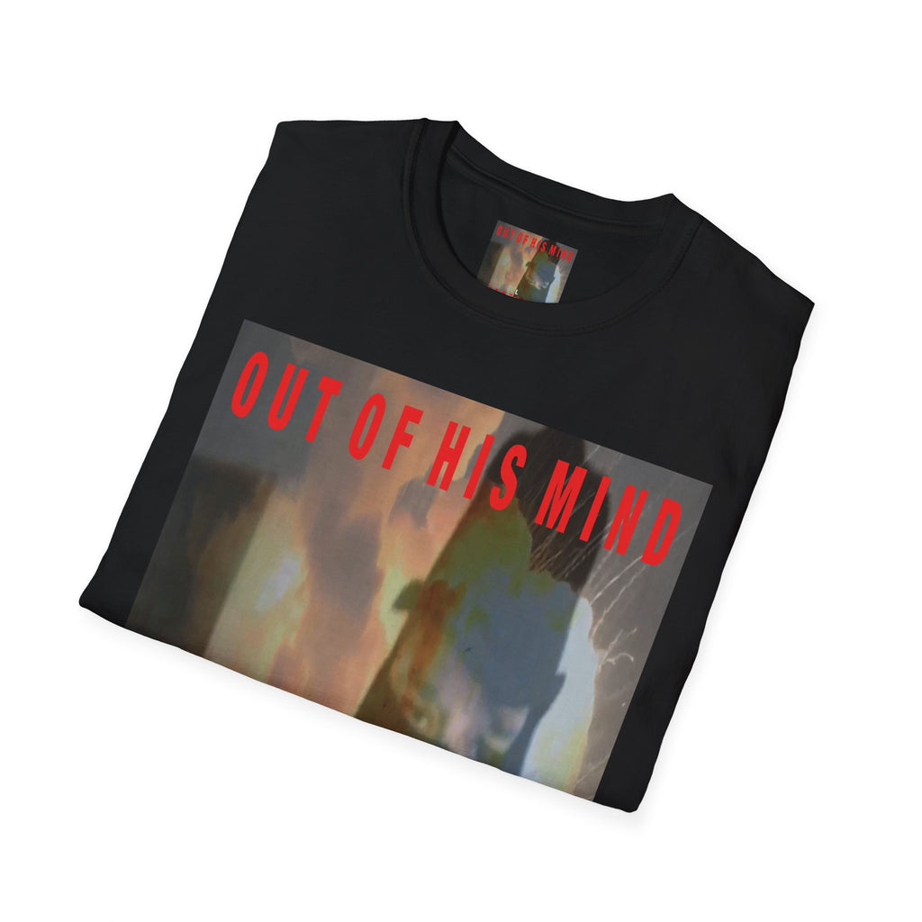 T-shirt graphique « Out Of His Mind » (PersonaU) de la milice dangereuse, style doux