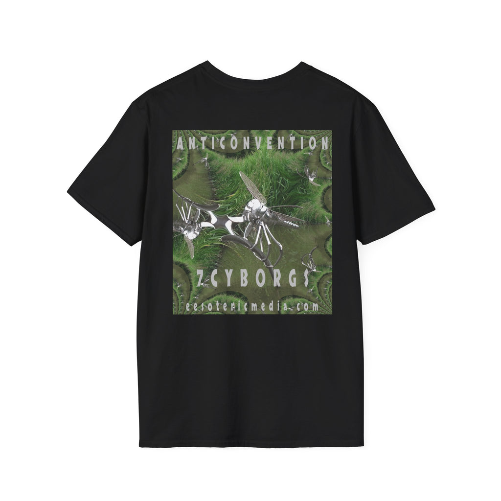 'Anticonvention' (7Cyborgs) Cyber Dragonfly Softstyle Graphic T-Shirt