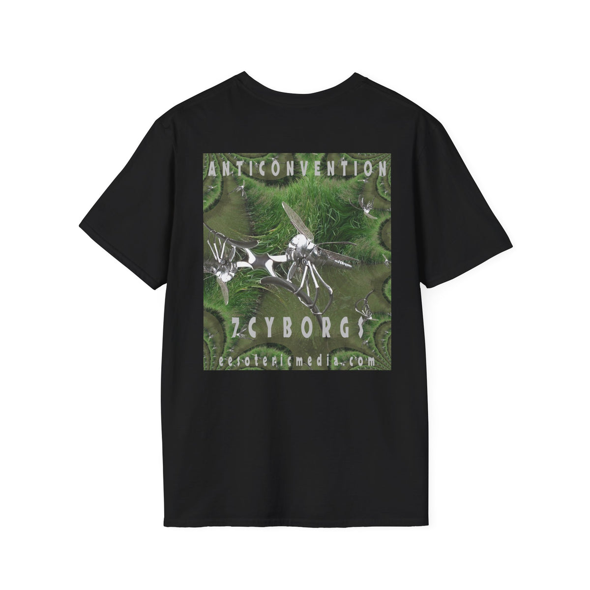 'Anticonvention' (7Cyborgs) Cyber Dragonfly Softstyle Graphic T-Shirt