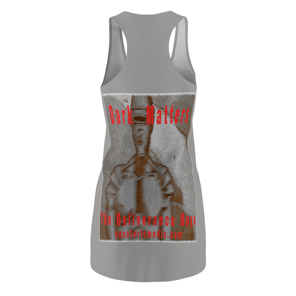 „Dark Matters“ (The Deliverance Boys) Retro-Sci-Fi-Grafik-Racerback-Kleid