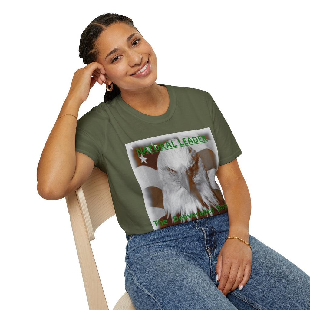 „Natural Leader" (The Deliverance Boys) Weißkopfseeadler-Grafik T-Shirt im klassischen Schnitt