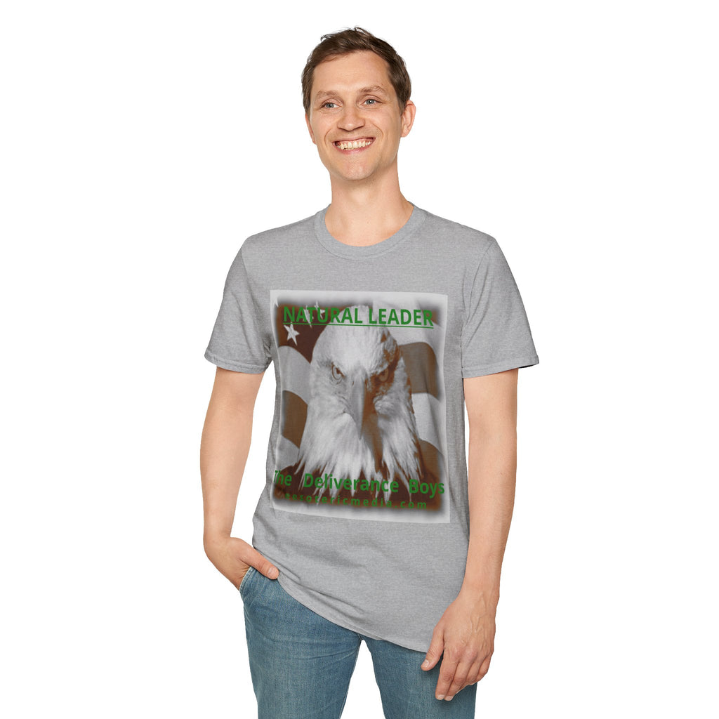 „Natural Leader" (The Deliverance Boys) Weißkopfseeadler-Grafik T-Shirt im klassischen Schnitt