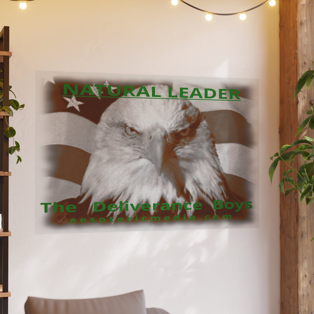 «Natural Leader» (The Deliverance Boys) Lámina artística con un águila calva, gran formato, 150 × 100 cm