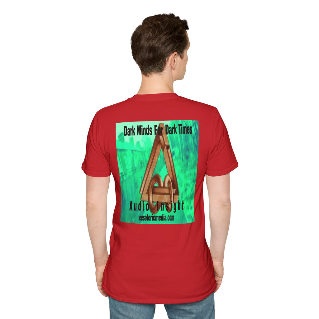 „Dark Minds For Dark Times“ (Audio Insight) Alien/Sci-Fi Symbol Softstyle Grafik-T-Shirt