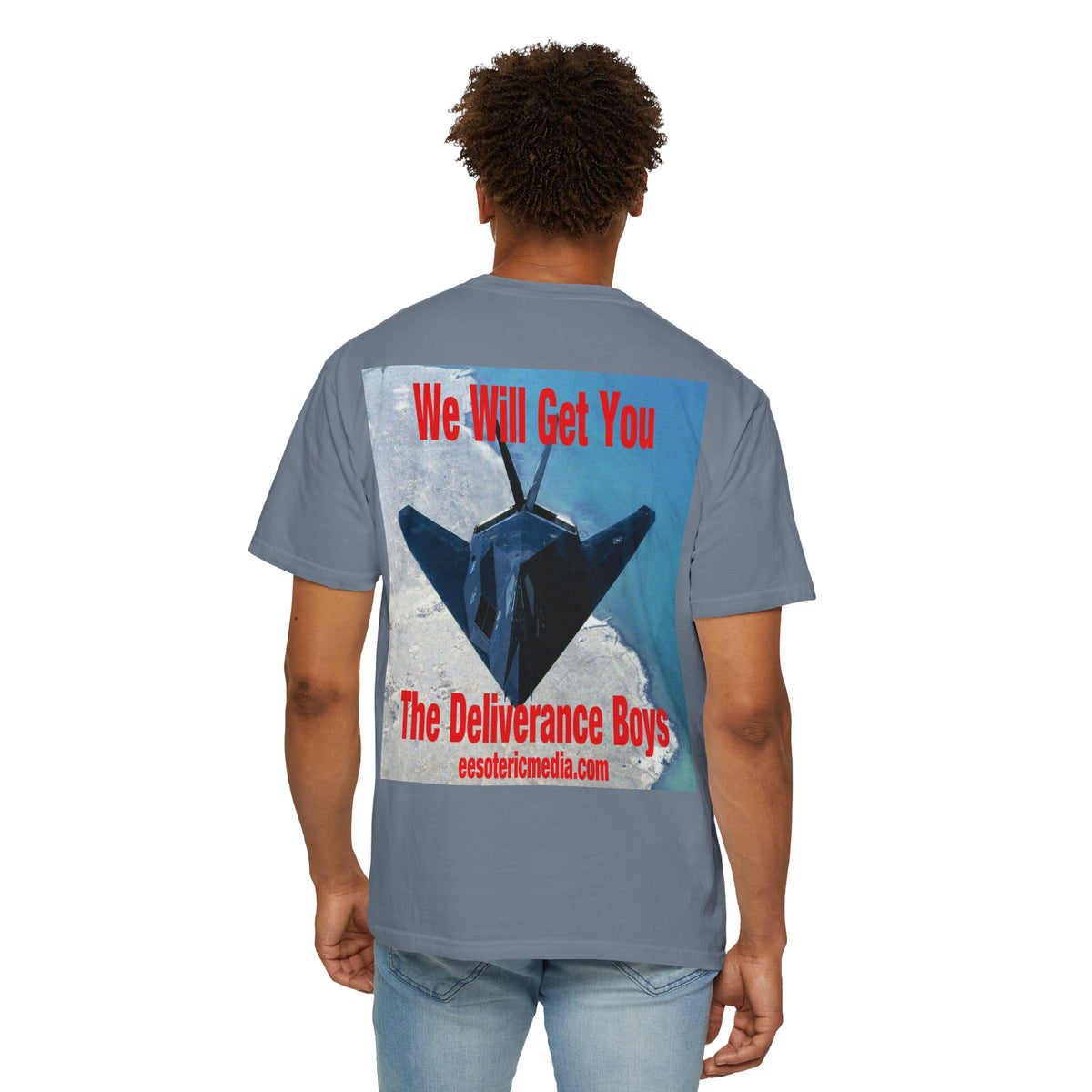 'We Will Get You' (The Deliverance Boys) Stealth Fighter Graphic Classic Fit T-Shirt