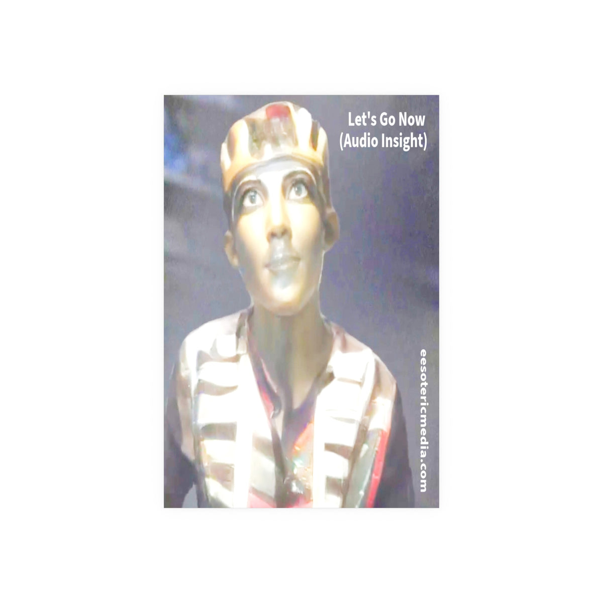 « Let's Go Now » (Audio Insight) Impression artistique au design extraterrestre/ancien de science fiction (grand format), 100 × 150 cm