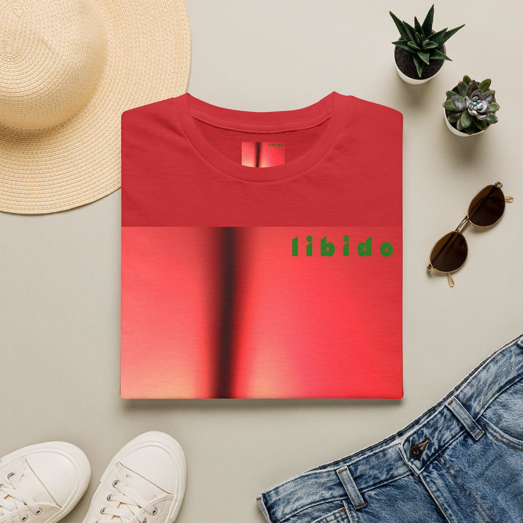 „Libido" (Audio Insight) Surrealistisches, wirbelndes Grafik-T-Shirt im Softstyle