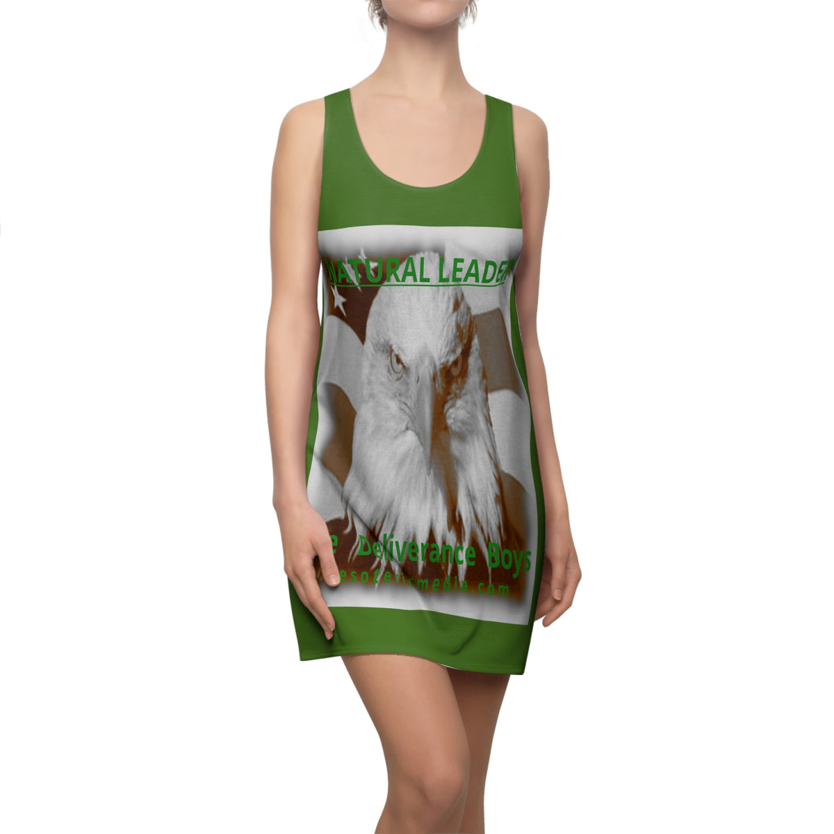 'Natural Leader' (The Deliverance Boys) Vestido Deportivo Gráfico de Águila Calva