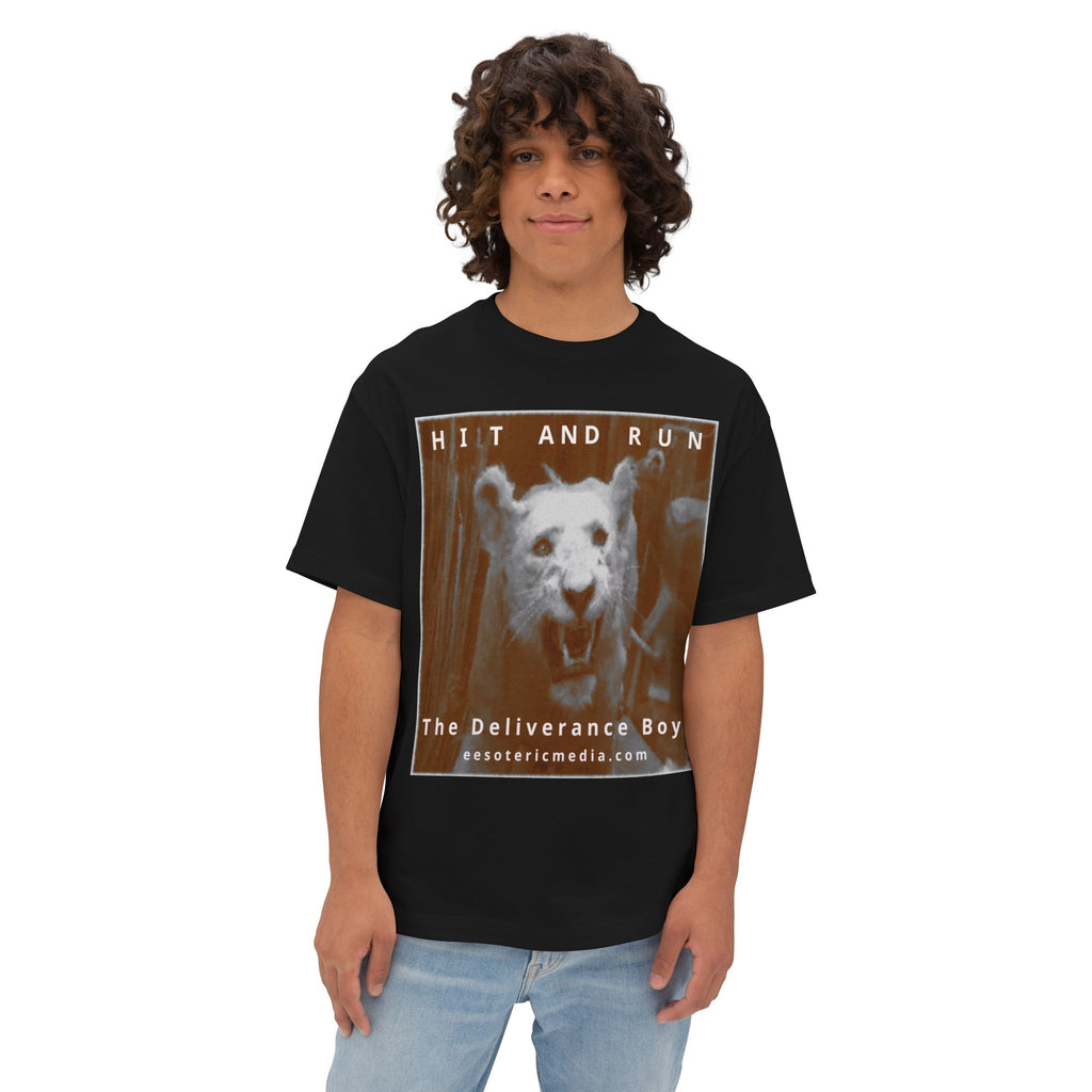 „Hit and Run" (The Deliverance Boys) White Lion Graphic Oversize Boxy T-Shirt