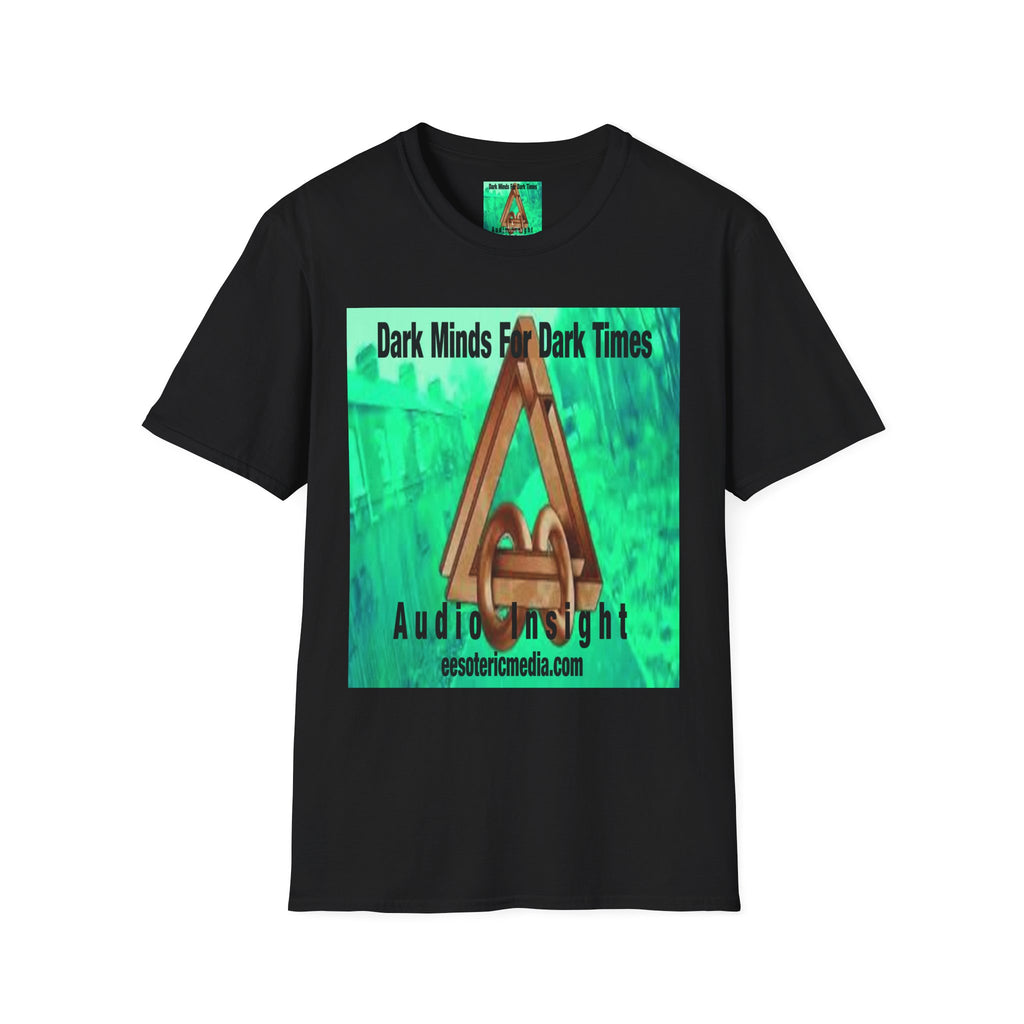 „Dark Minds For Dark Times“ (Audio Insight) Alien/Sci-Fi Symbol Softstyle Grafik-T-Shirt