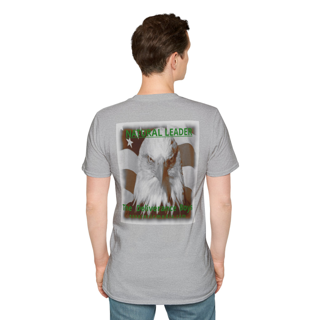 „Natural Leader" (The Deliverance Boys) Weißkopfseeadler-Grafik T-Shirt im klassischen Schnitt