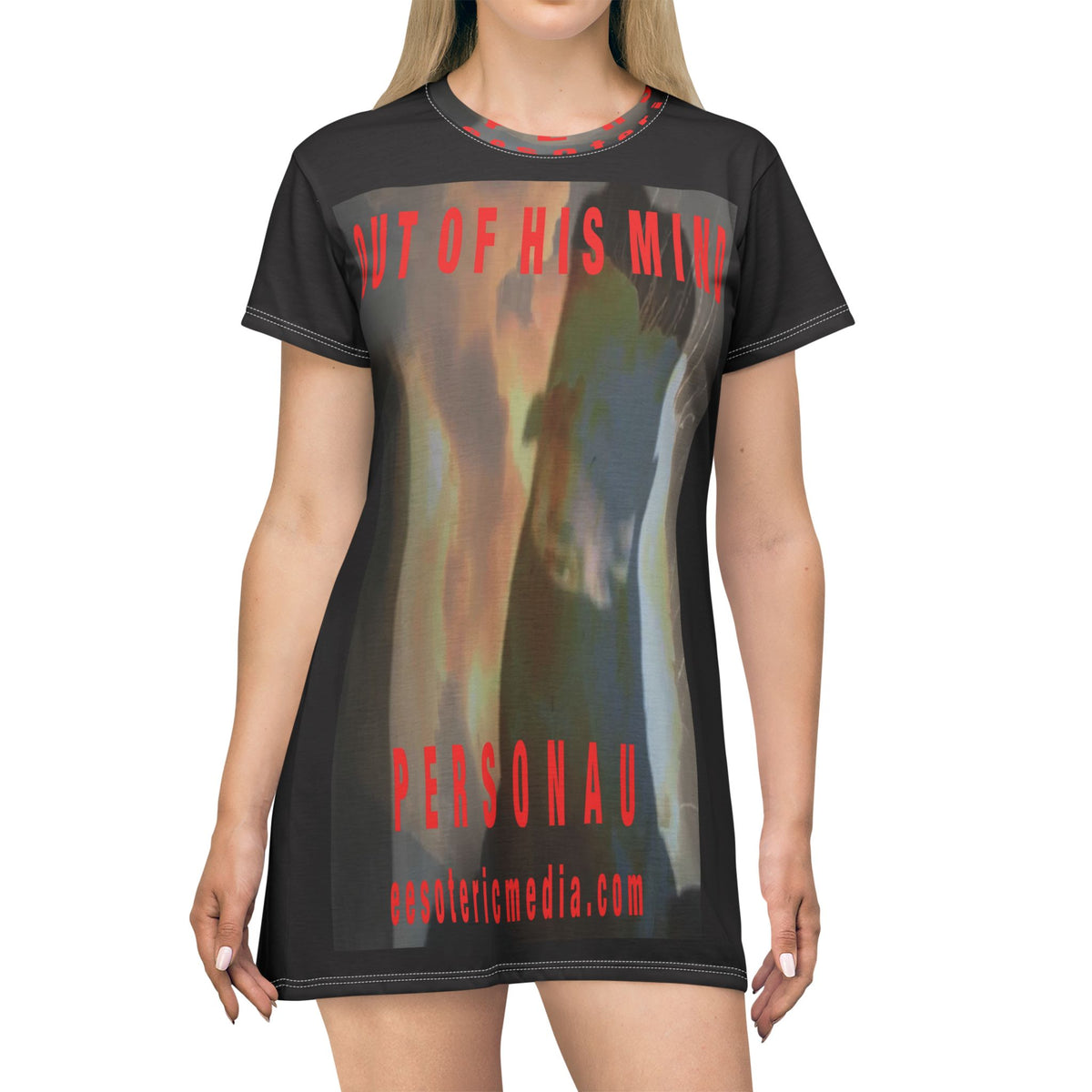 'Out of His Mind' Graphic (PersonaU) Dark Surreal Dark Militia T-Dress
