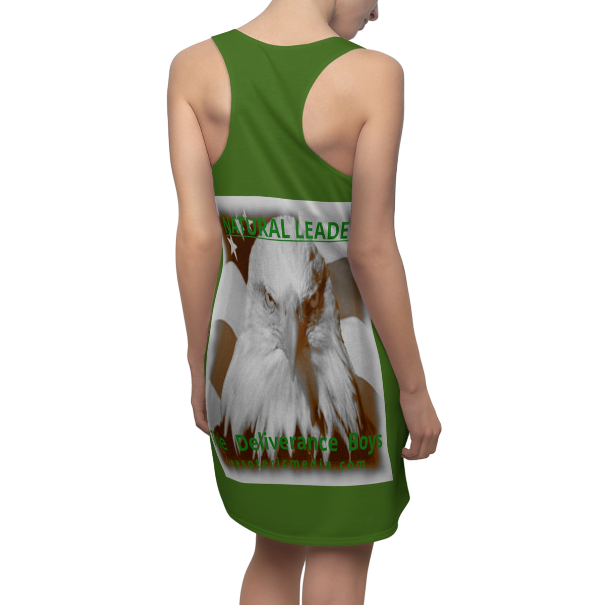 'Natural Leader' (The Deliverance Boys) Vestido Deportivo Gráfico de Águila Calva