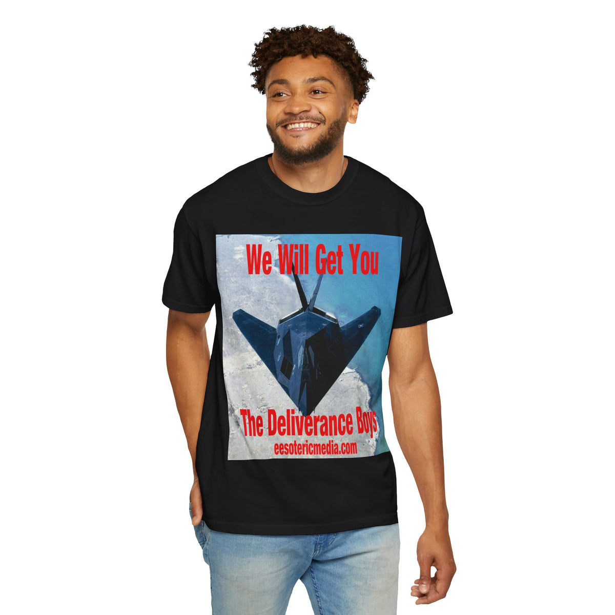 'We Will Get You' (The Deliverance Boys) Stealth Fighter Graphic Classic Fit T-Shirt