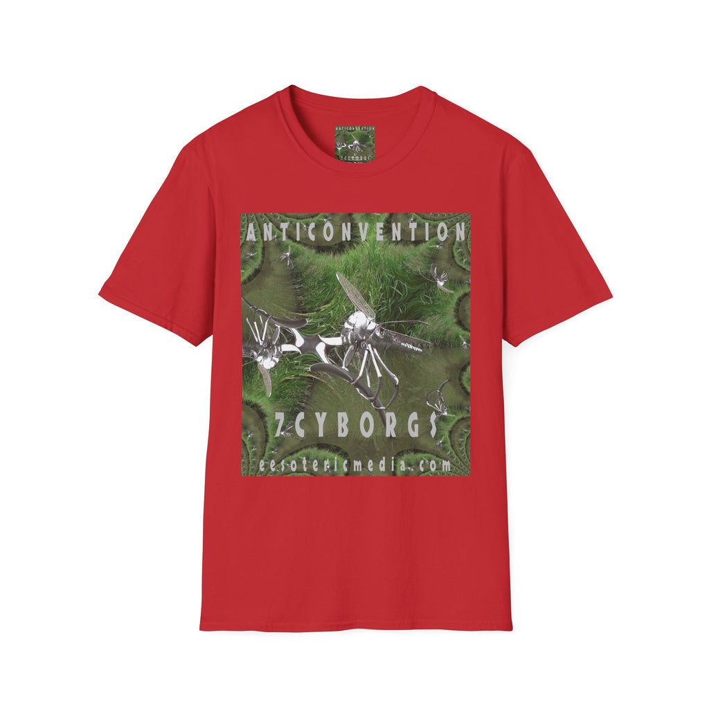 'Anticonvention' (7Cyborgs) Cyber Dragonfly Softstyle Graphic T-Shirt