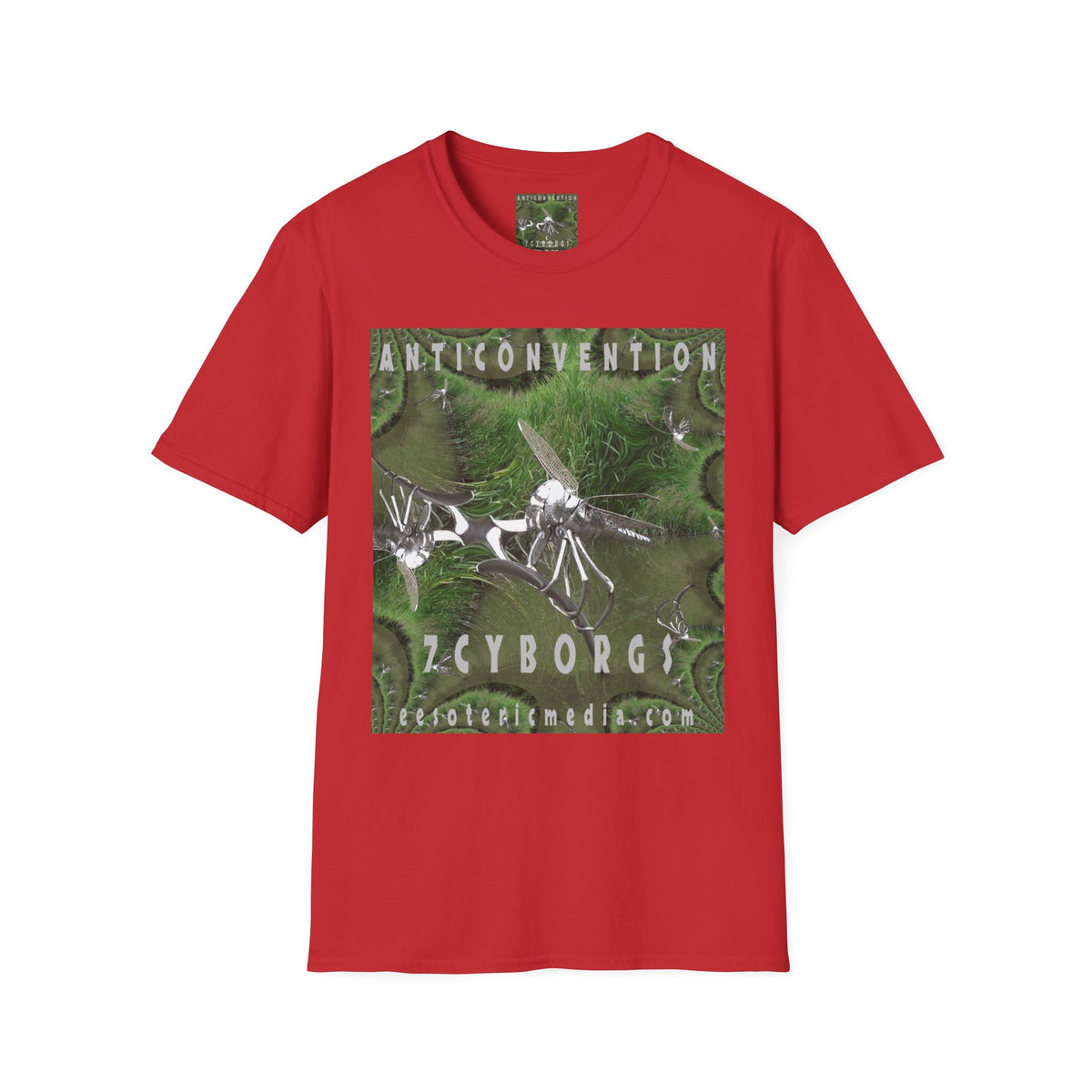 'Anticonvention' (7Cyborgs) Cyber Dragonfly Softstyle Graphic T-Shirt