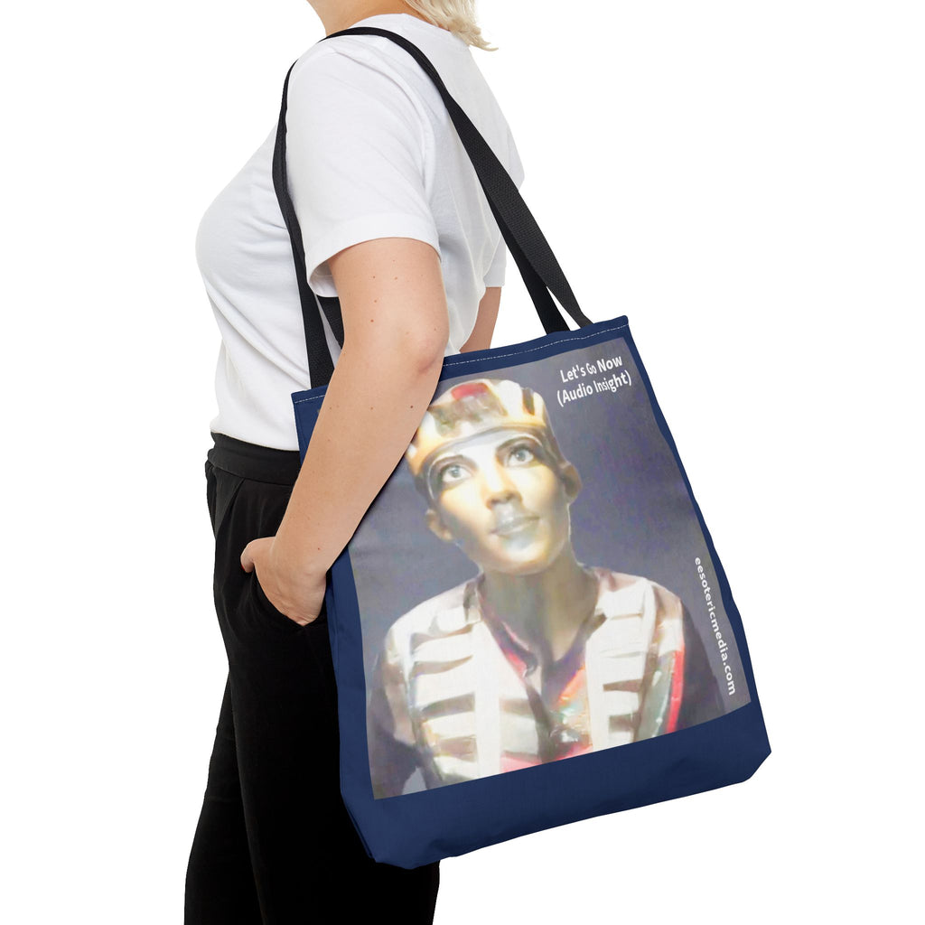 « Let's Go Now » (Audio Insight) Fourre-tout au design alien/ancien science-fiction (45 cm x 45 cm)