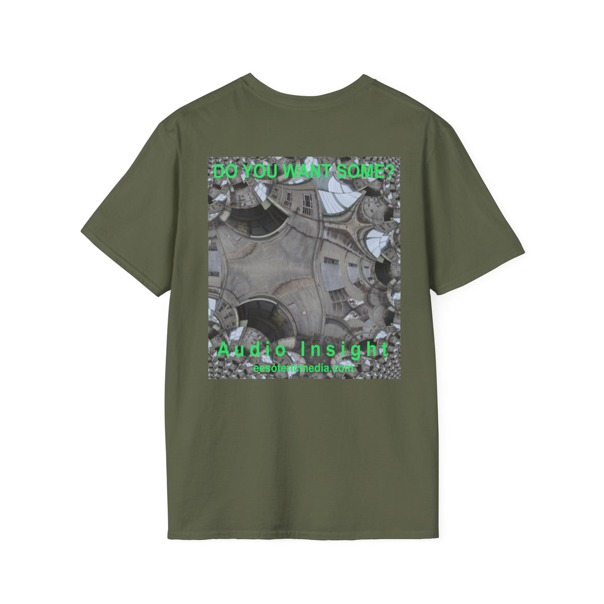 'Do You Want Some?' (Audio Insight) Camiseta Softstyle Gráfica de Arte Surrealista de Caleidoscopio