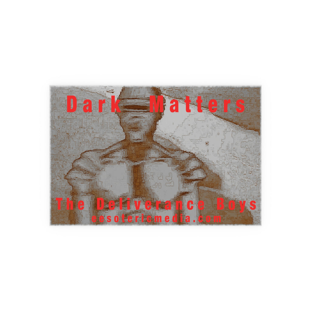 « Dark Matters » (The Deliverance Boys) Impression artistique représentant un robot d’horreur vintage, 90 × 60 cm