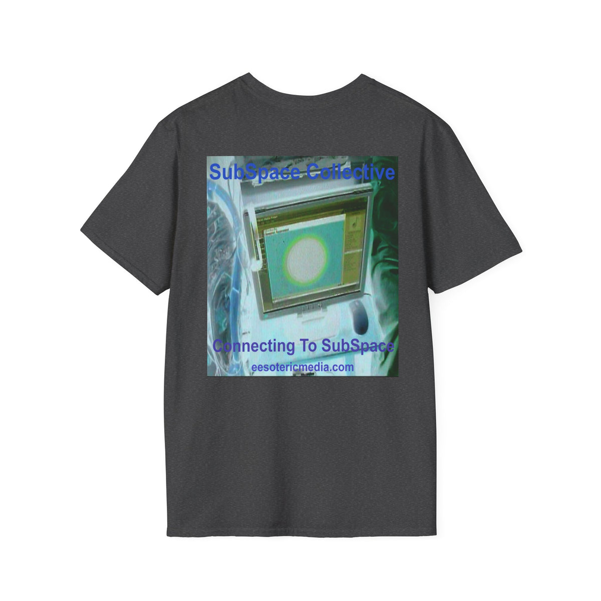 „Connecting To SubSpace" (SubSpace Collective) Softstyle Retro-Sci-Fi-T-Shirt