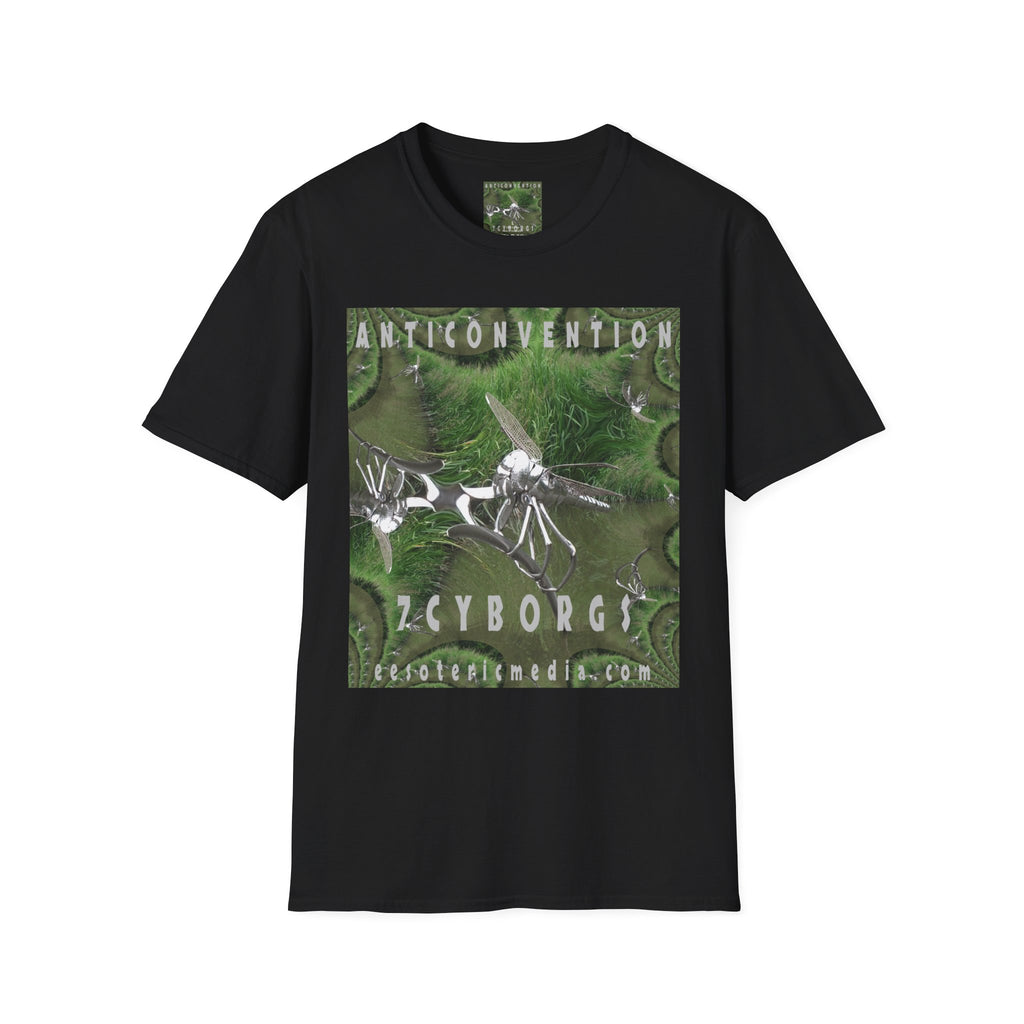 'Anticonvention' (7Cyborgs) Cyber Dragonfly Softstyle Graphic T-Shirt