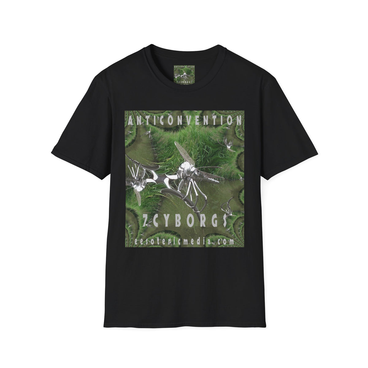 'Anticonvention' (7Cyborgs) Cyber Dragonfly Softstyle Graphic T-Shirt