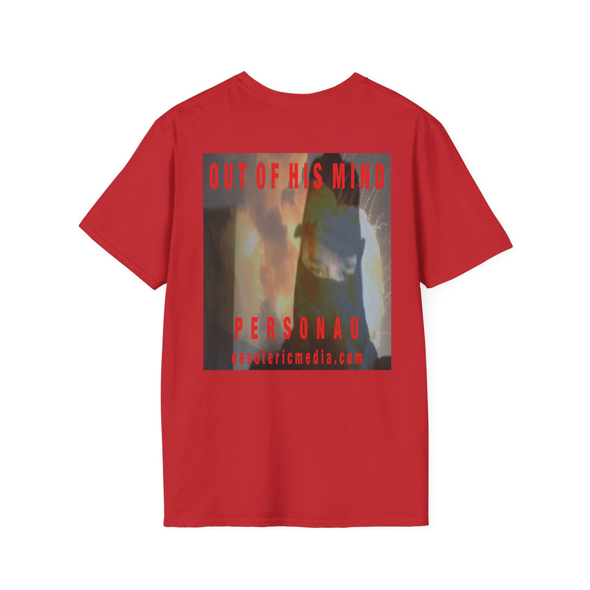 T-shirt graphique « Out Of His Mind » (PersonaU) de la milice dangereuse, style doux