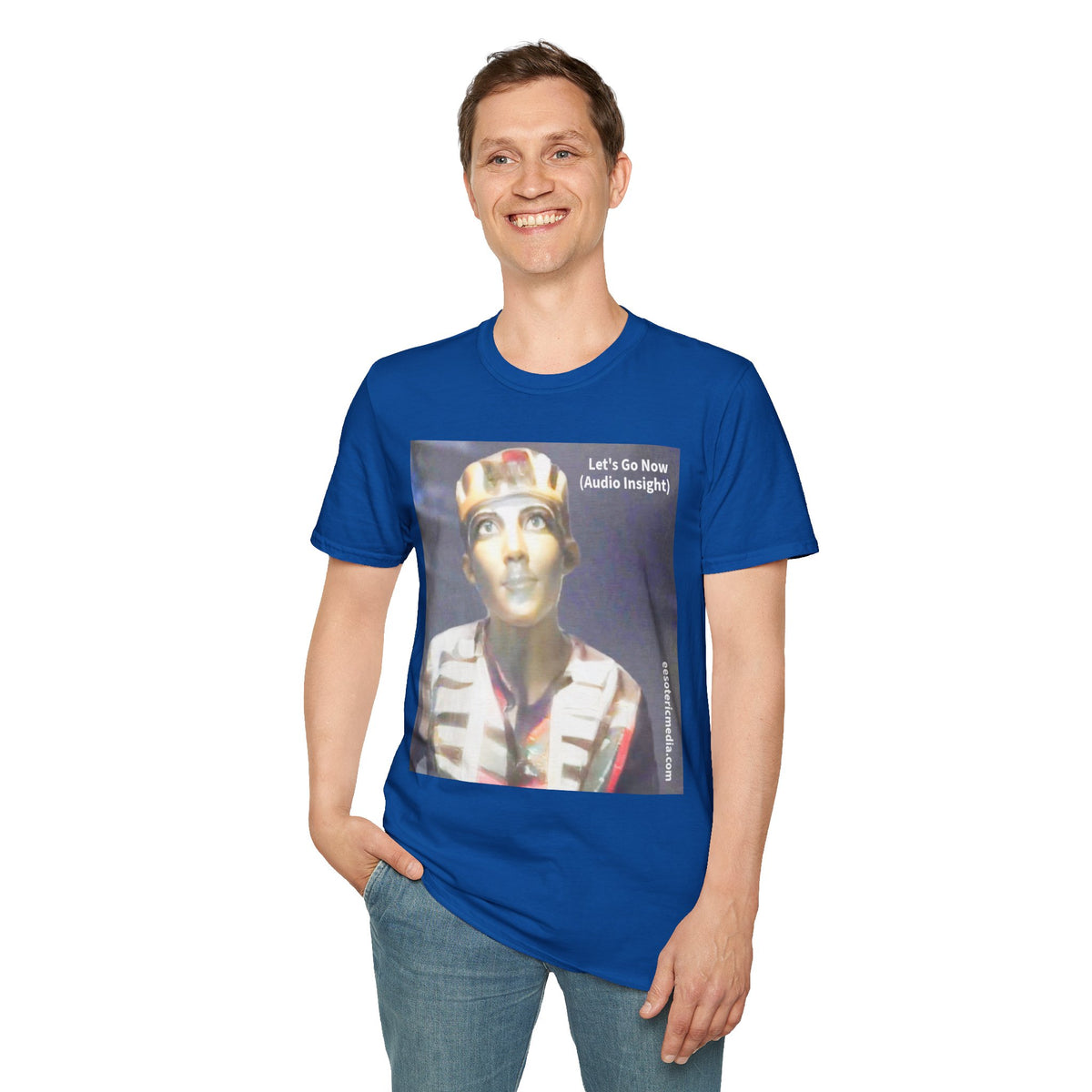 T-shirt style souple « Let's Go Now » (Audio Insight) design extra-terrestre/ancien de science-fiction
