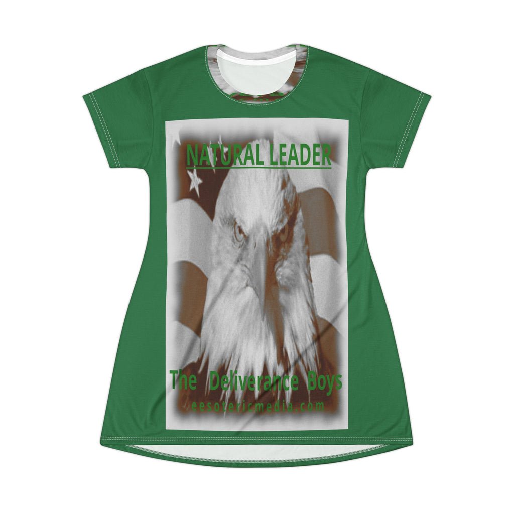 'Natural Leader' (The Deliverance Boys) Bald Eagle Graphic T-Shirt Dress
