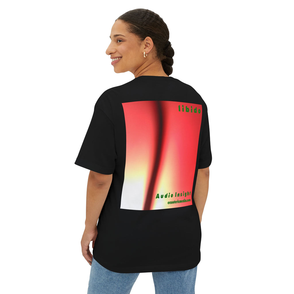 „Libido" (Audio Insight) surreal geschwungenes Grafik-T-Shirt, oversized und kastig geschnitten